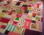 quilts made of baby clothes