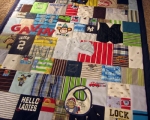 quilts made of baby clothes