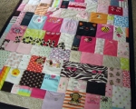 quilts made of baby clothes