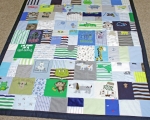 quilt from old baby clothes