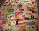 baby clothes into quilt