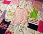 baby clothes quilt