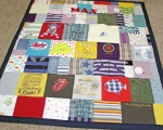 quilts made out of baby clothes