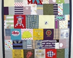 quilts made out of baby clothes