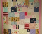 baby clothes memory quilt