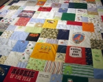 baby clothes memory quilt