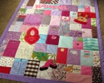 how to make a quilt out of baby clothes