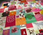 how to make a quilt out of baby clothes