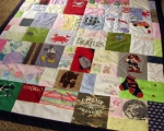 how to make a quilt out of baby clothes