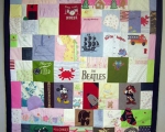 how to make a quilt out of baby clothes