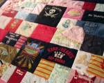 how to make a quilt out of baby clothes