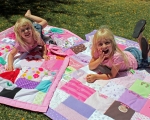 baby clothes memory quilt