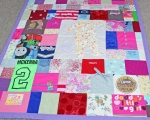 make a quilt out of baby clothes