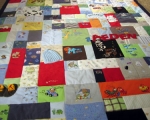 make a quilt out of baby clothes