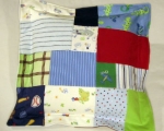 make a quilt out of baby clothes