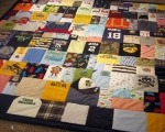 make a quilt out of baby clothes