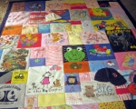 make a quilt out of baby clothes