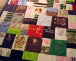 make a quilt out of baby clothes