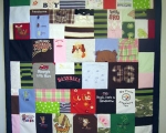 quilts made out of baby clothes