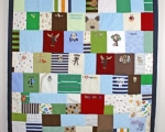 make a quilt out of baby clothes