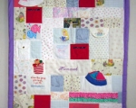 quilts made out of baby clothes