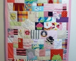 baby clothes memory quilt