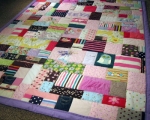 quilts made out of baby clothes