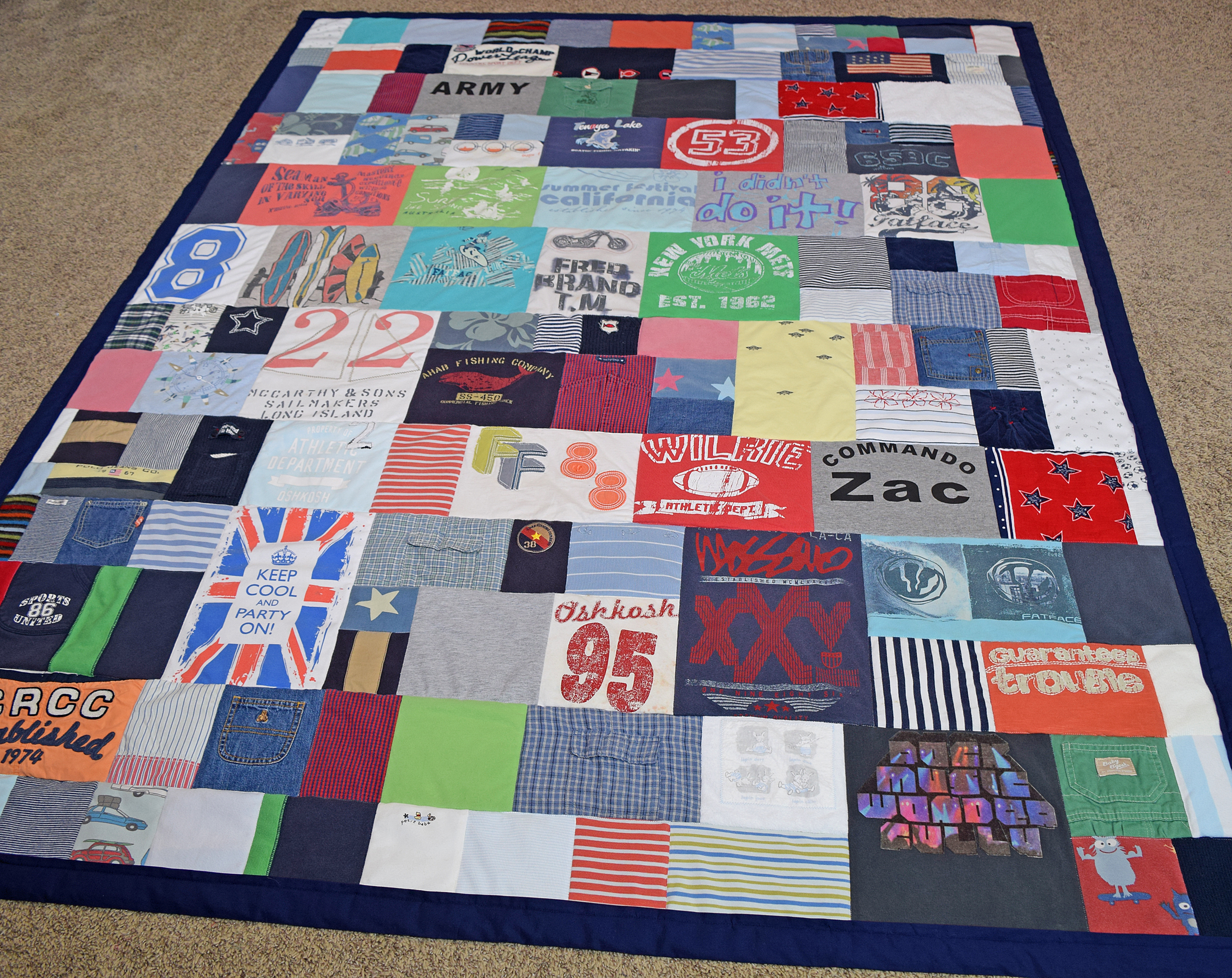 Baby Clothes Quilt Pictures | T Shirt Quilt Pictures | Jelly Bean