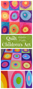 A Quilt Made from Children's Artwork